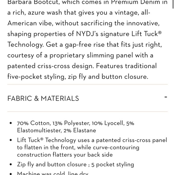 NYDJ Barbara Bootcut Jeans - 6/8 - Picture 3 of 6